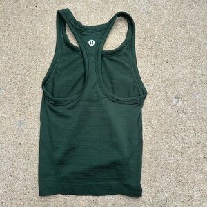 lululemon athletica Dark Green Tank Top